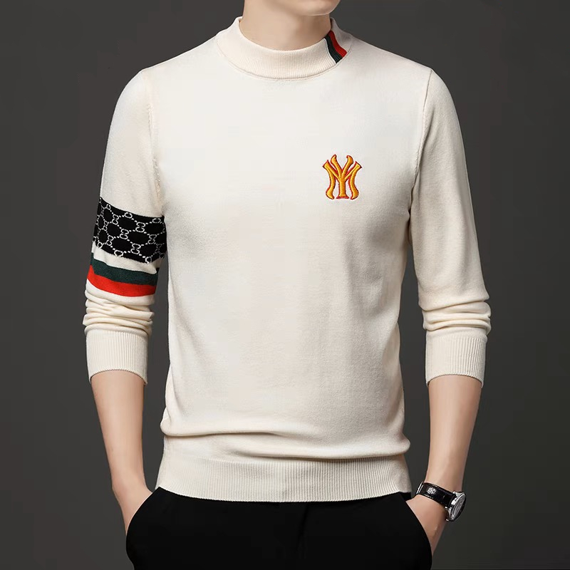 Winter Clothing Brands - High-End Luxe Designer Merk Borduurtrui Heren