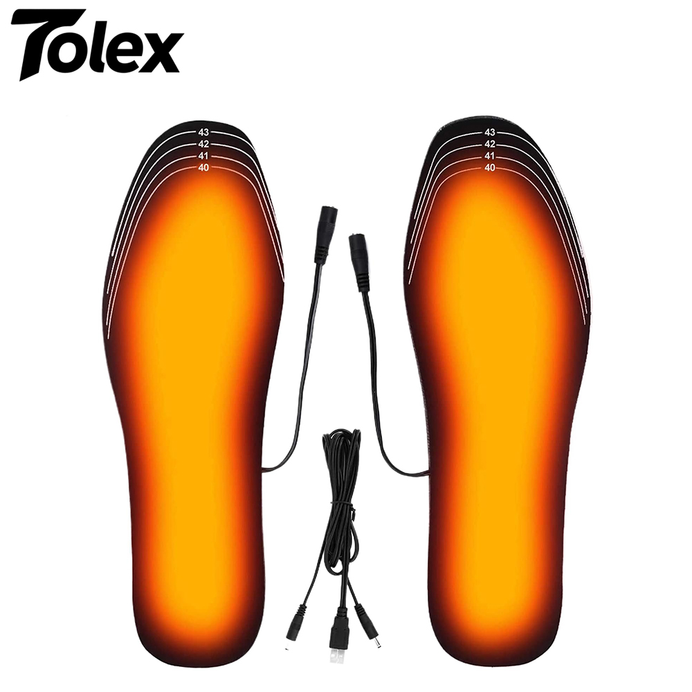 Heated Insole Rechargeable - Tolex USB Oplaadbare Verwarmde Inlegzolen DIY