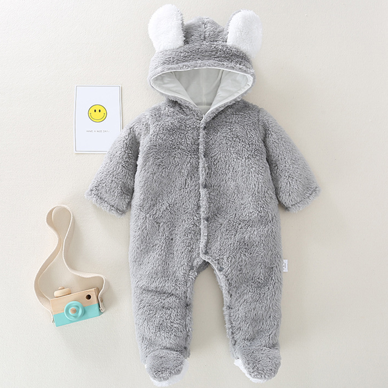 Winter Clothing Toddler - Winter Baby Boy Romper Capuchon Cartoon