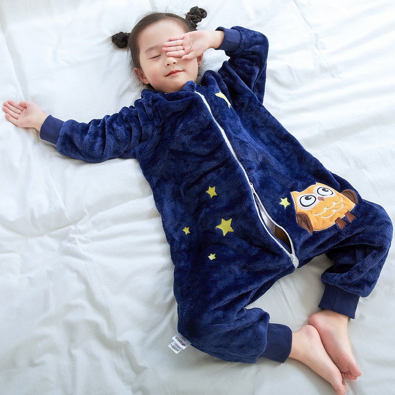 Winter Clothing Toddler - MICHLEY Babyslaapzak Flanel Kinderen Pyjama Warme