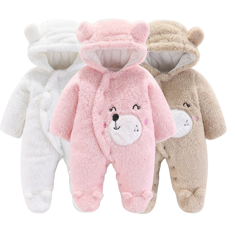 Winter Clothing Toddler - Baby Boy Kleding Schattige Pluche Cartoon