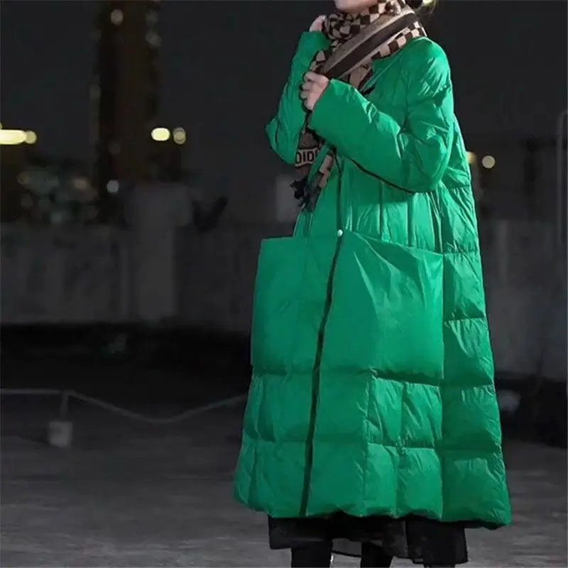 Winter Clothing Brands - Oversized Lange Donsjack Grote Zakken Winterjassen