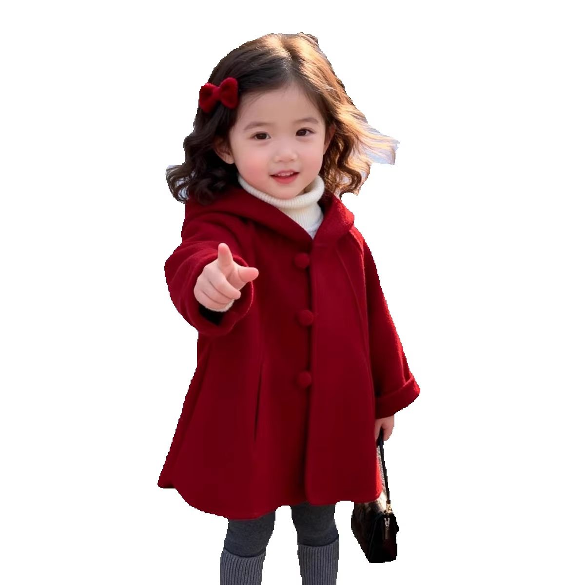 Meisjes wollen jas herfst wint - Winter Clothing Toddler recensie en prijs
