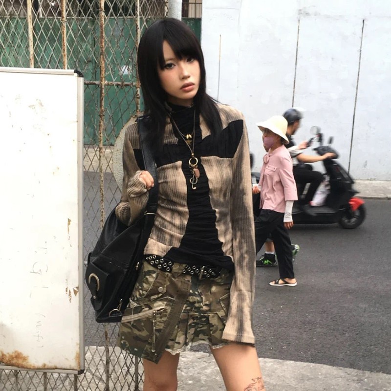 Karrram Japanse Y2k geribbelde - Winter Clothing Aesthetic recensie en prijs