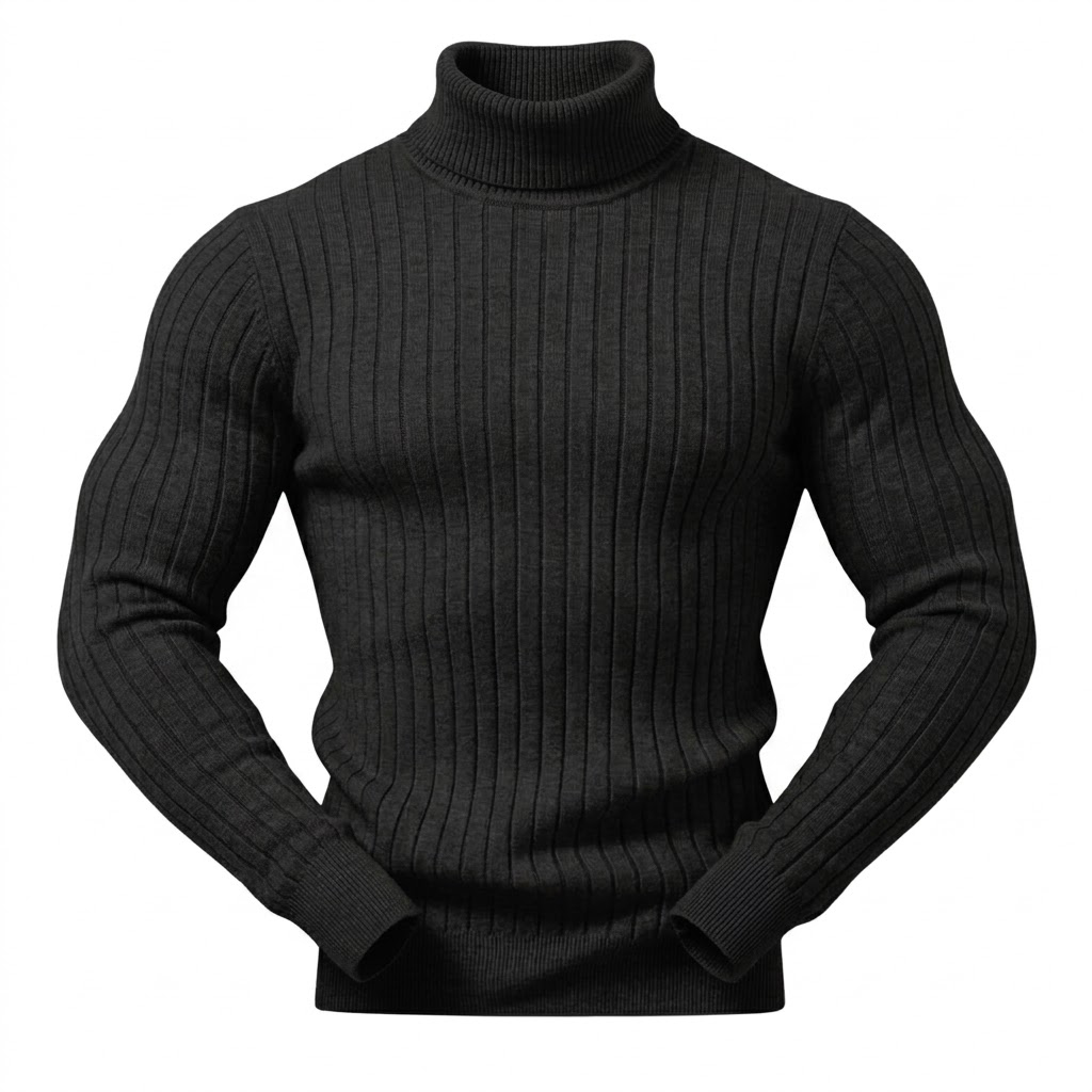 Nieuwe heren slim fit turtlene - Winter Clothing Game recensie en prijs