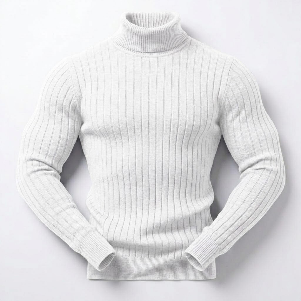 Nieuwe heren slim fit turtlene - Winter Clothing Game recensie en prijs