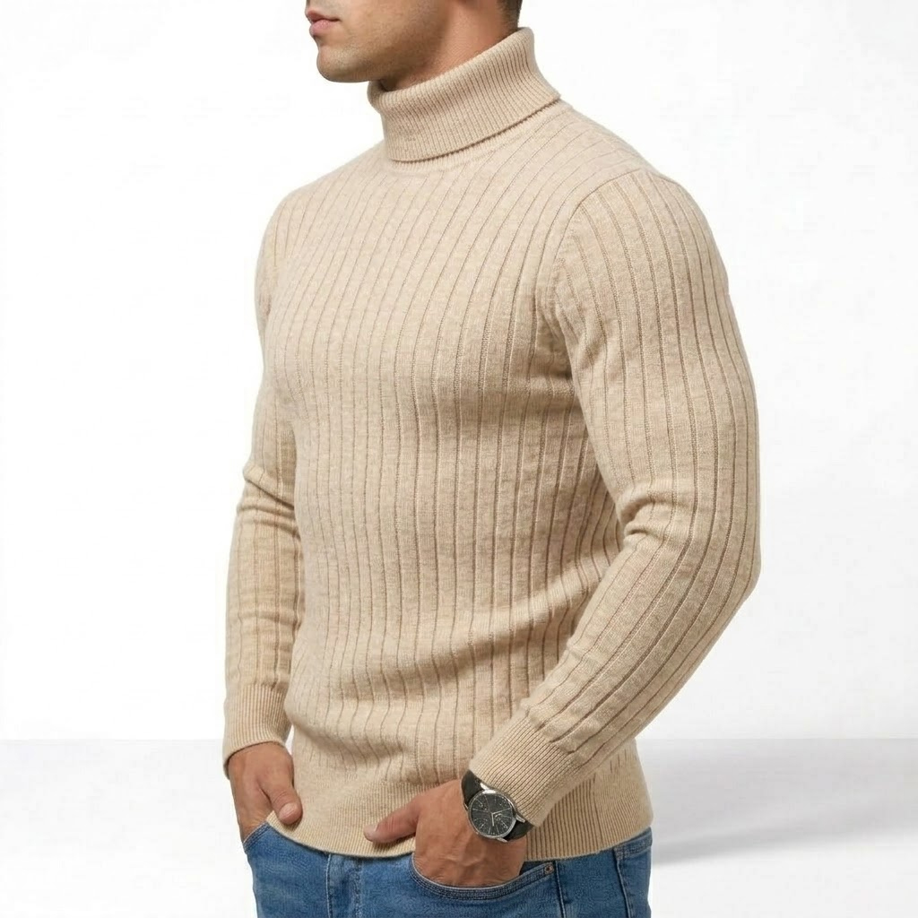 Nieuwe heren slim fit turtlene - Winter Clothing Game recensie en prijs