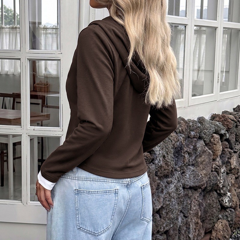 Dames Hoodie met Lange Mouwen, - Winter Clothing Types recensie en prijs