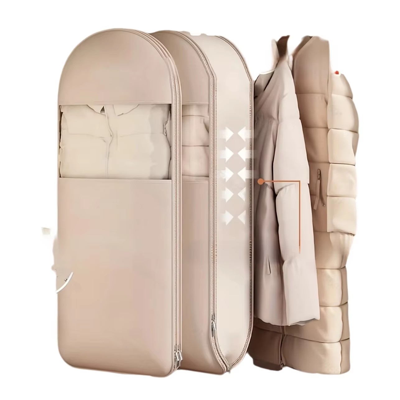 3-pack roze & beige hangende v - Winter Clothing Types recensie en prijs