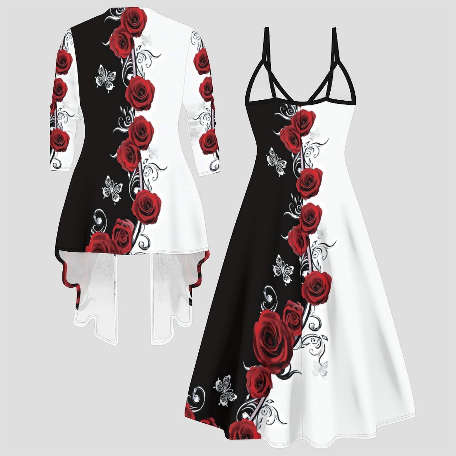 Tweedelig damespak met midi-ju - Winter Clothing Women Sale recensie en prijs